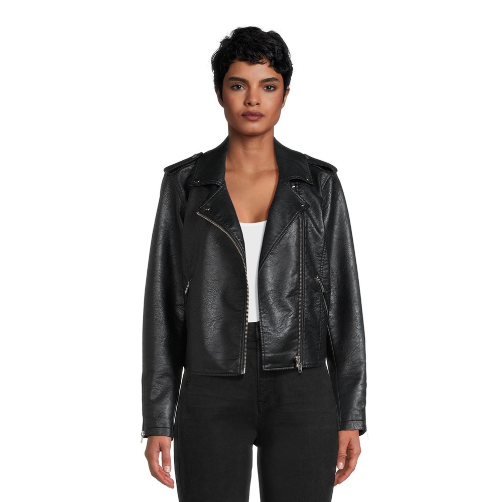 Faux Leather Moto Jacket - Picture 4 of 8